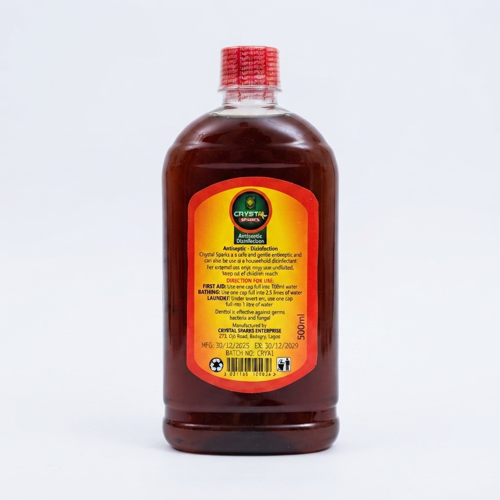 Crystal Sparks Antiseptic Disinfection__500ml - Image 2
